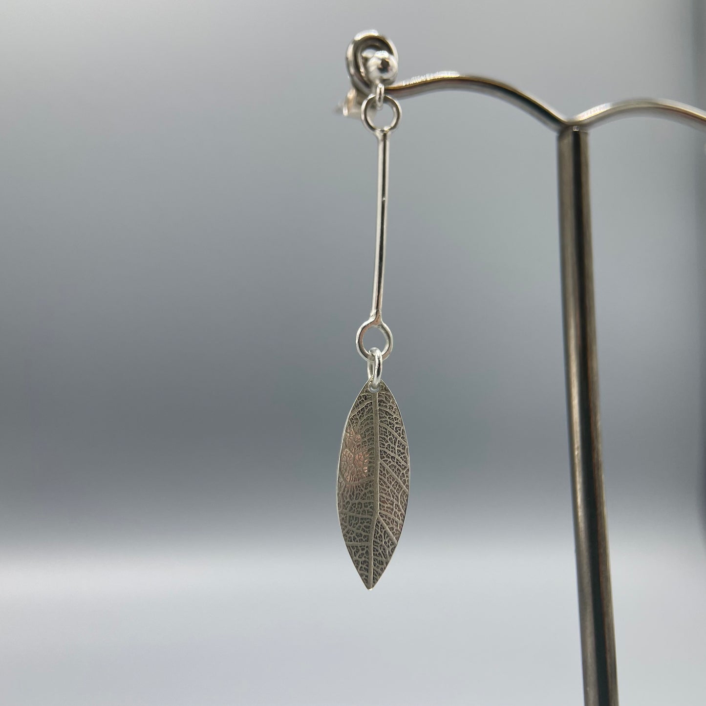 Cari-Jane Hakes Long Leaf Dangle Earrings