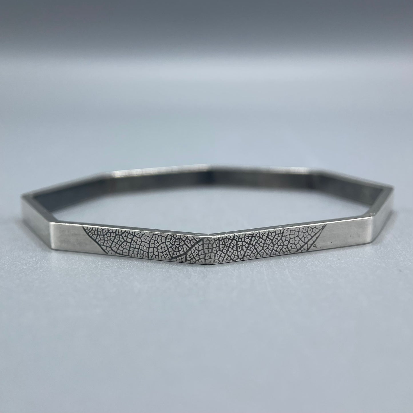 Cari-Jane Hakes Silver Octagonal Bangle