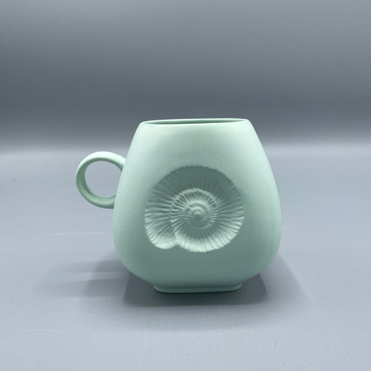 Jean White Mug 'Ammonite'