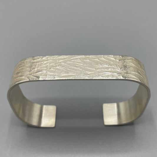 Papermetal Silver Square Petal Cuff