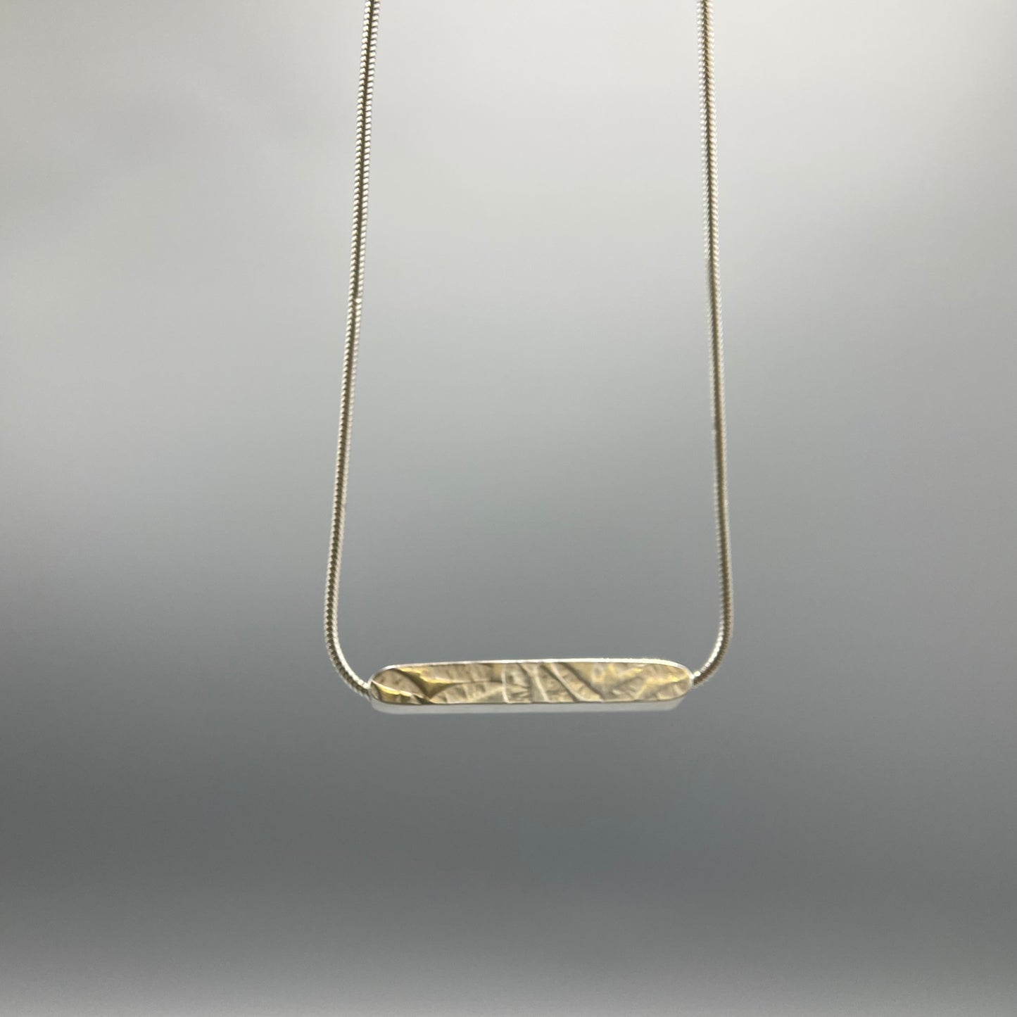 Papermetal Embossed Petals Horizontal Bar Pendant