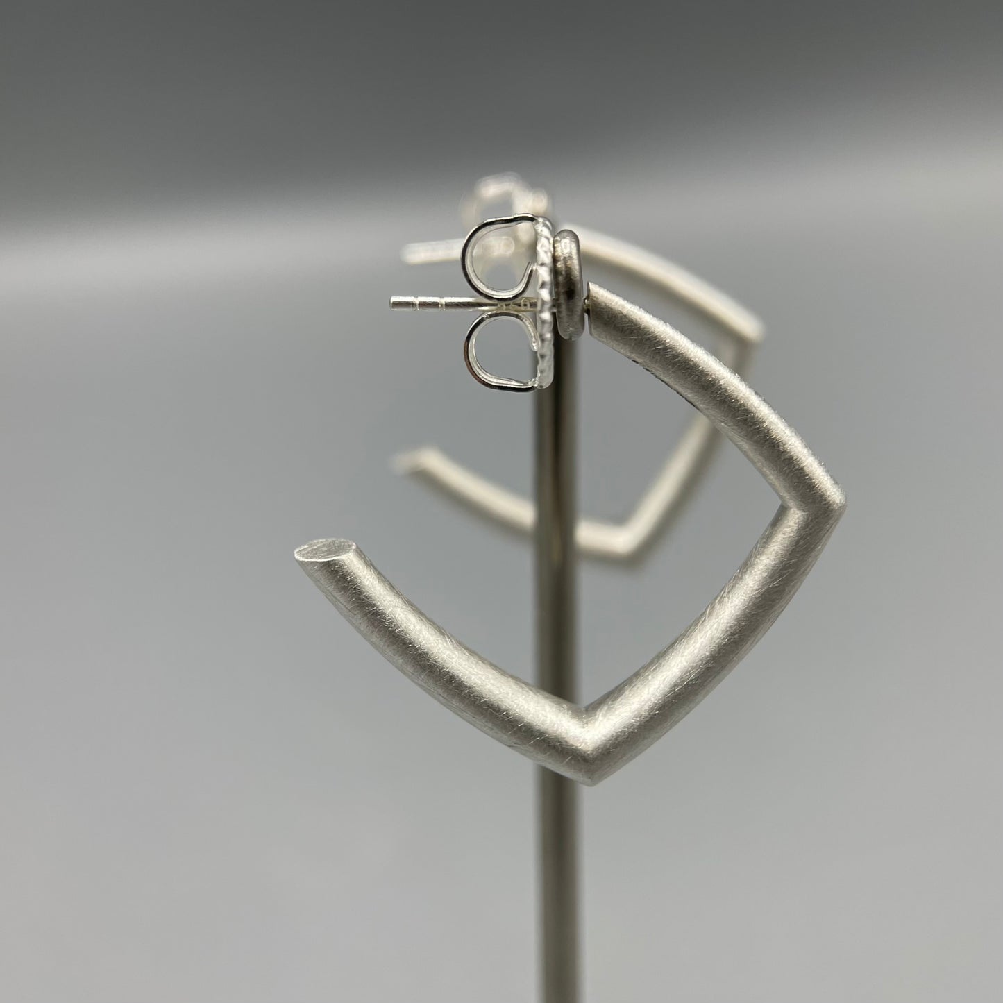 Sheng Zhang 'Curved Curves' Rhombus Hoop Earrings