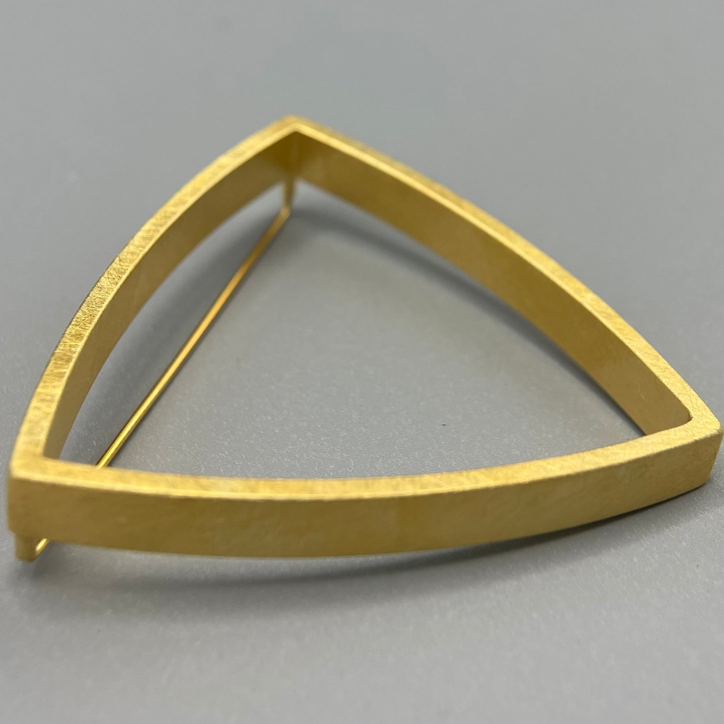 Sheng Zhang 'Curved Curves' Triangle Brooch