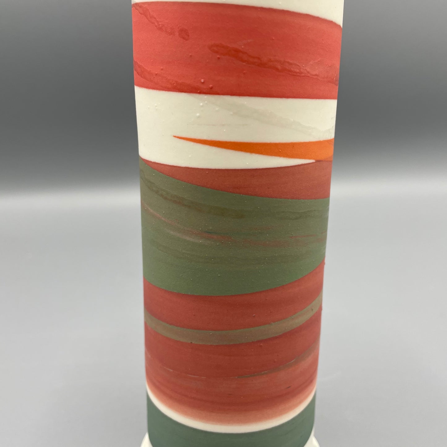 Alison Graham Medium Slim Vase - Reds