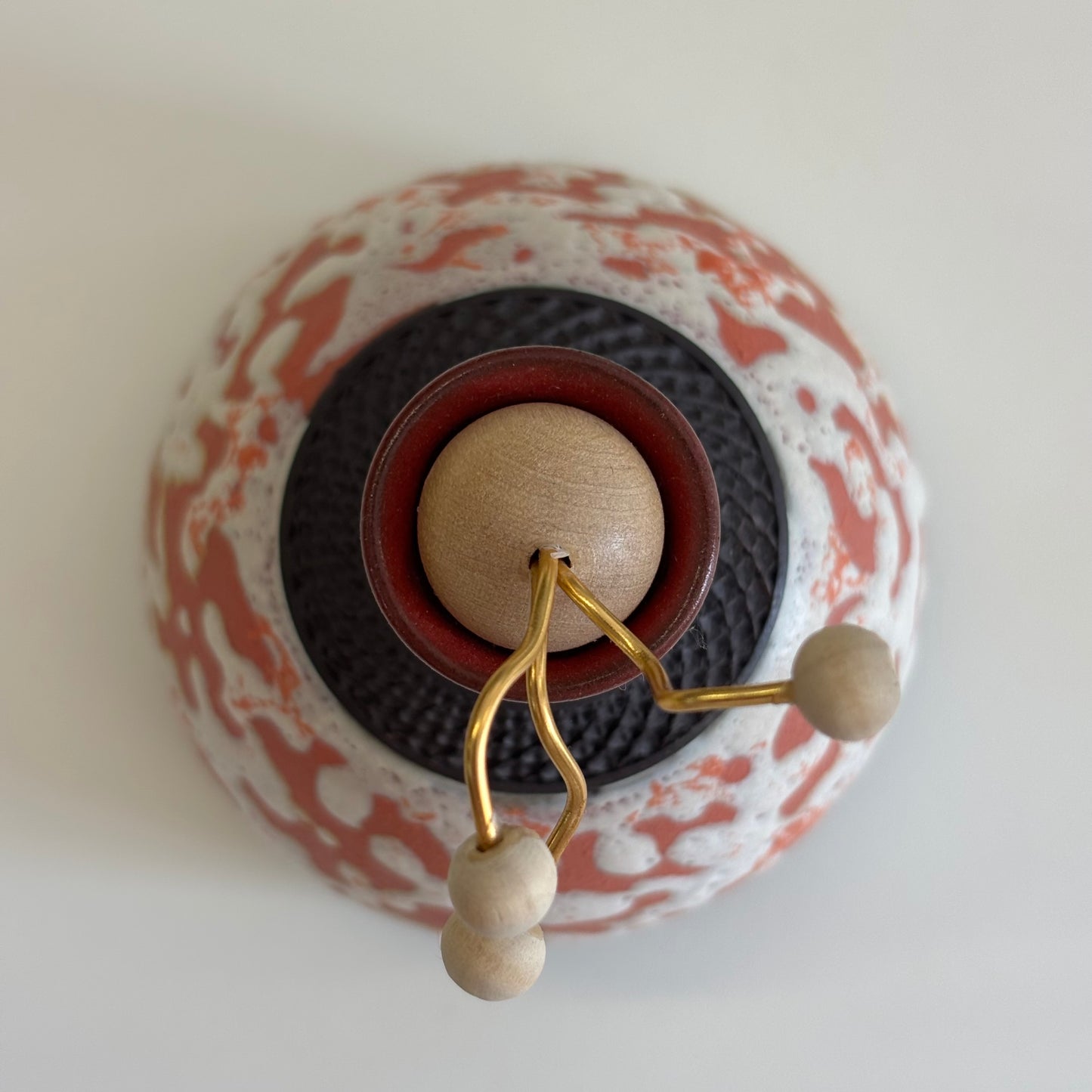 Geoffrey Swindell Bud Vase with decorative stopper