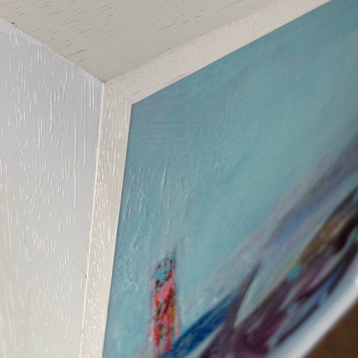 Niamh Collins – On the Beach 34 × 34cm (Framed)