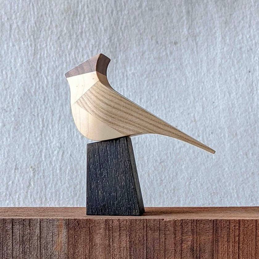 Curio Studio Handmade Crested Tit