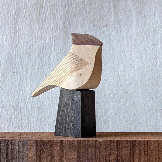 Curio Studio Handmade Crested Tit