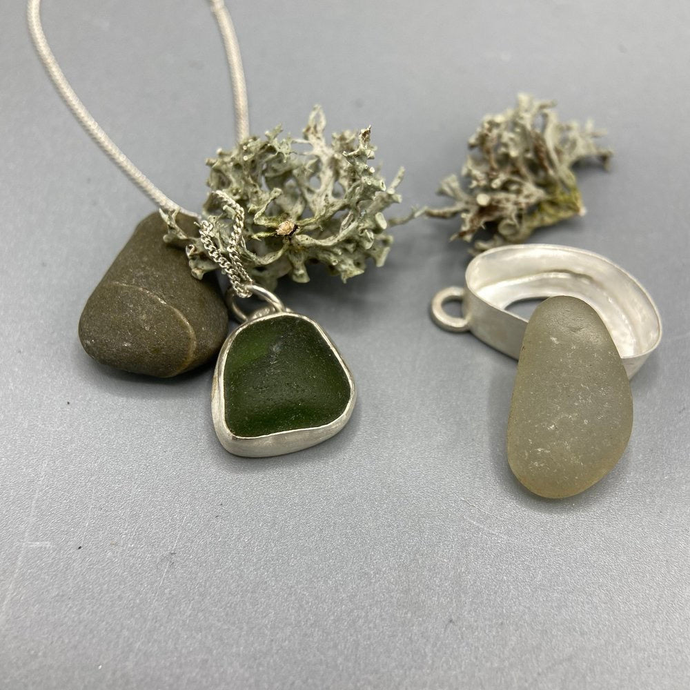 Silver Sea Glass Pendant Workshop