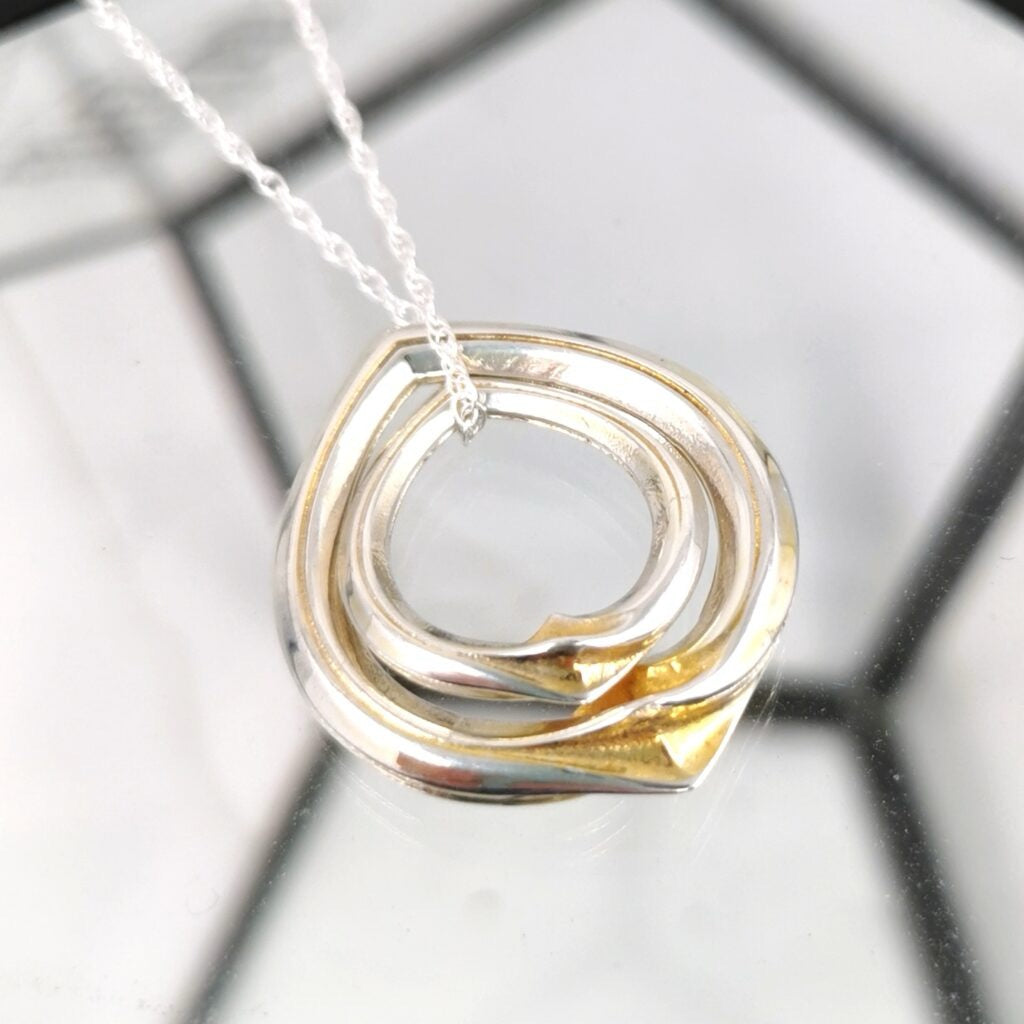 Alice Gow Twist Flare Double Pendant