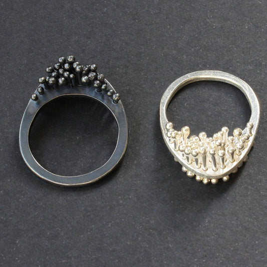 Emma McGilchrist Flat Moss Ring