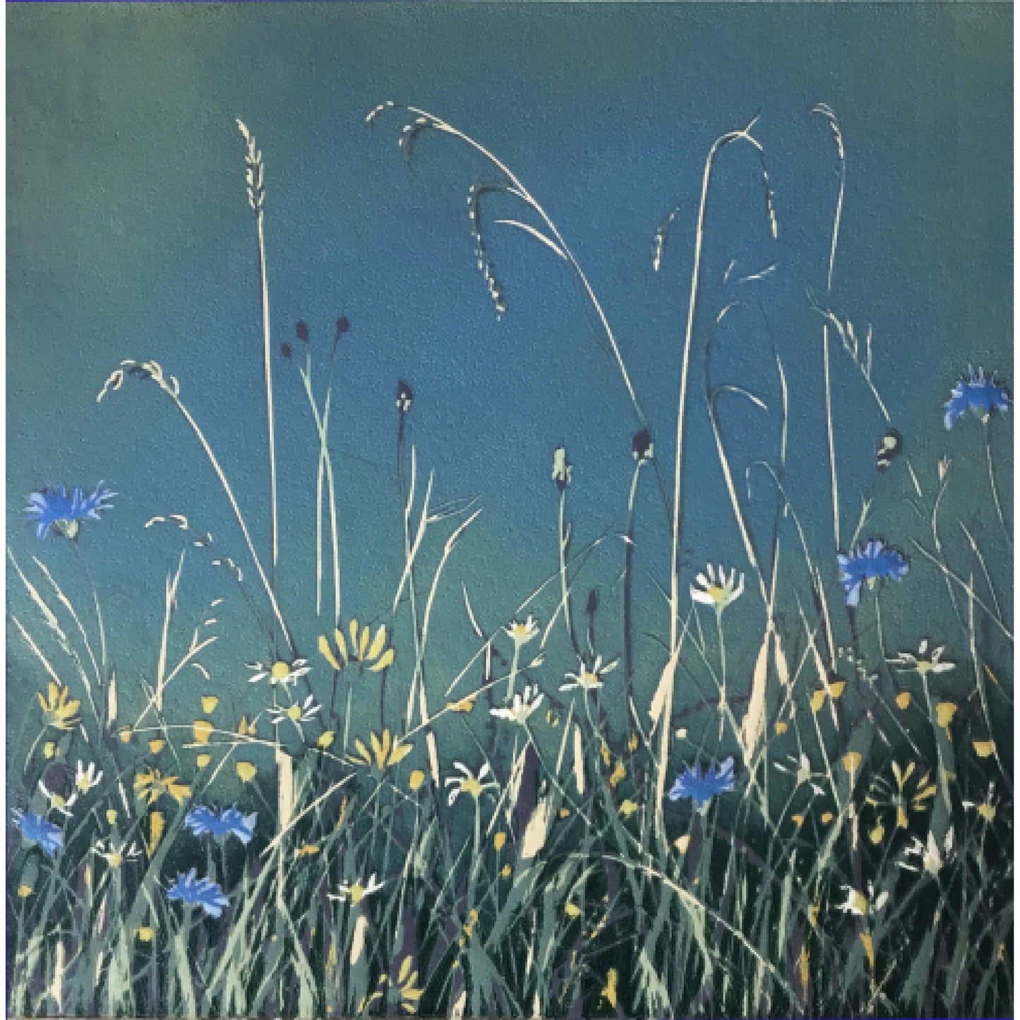 Niamh Geraghty-Morris 'Hazy Meadow' Print Framed