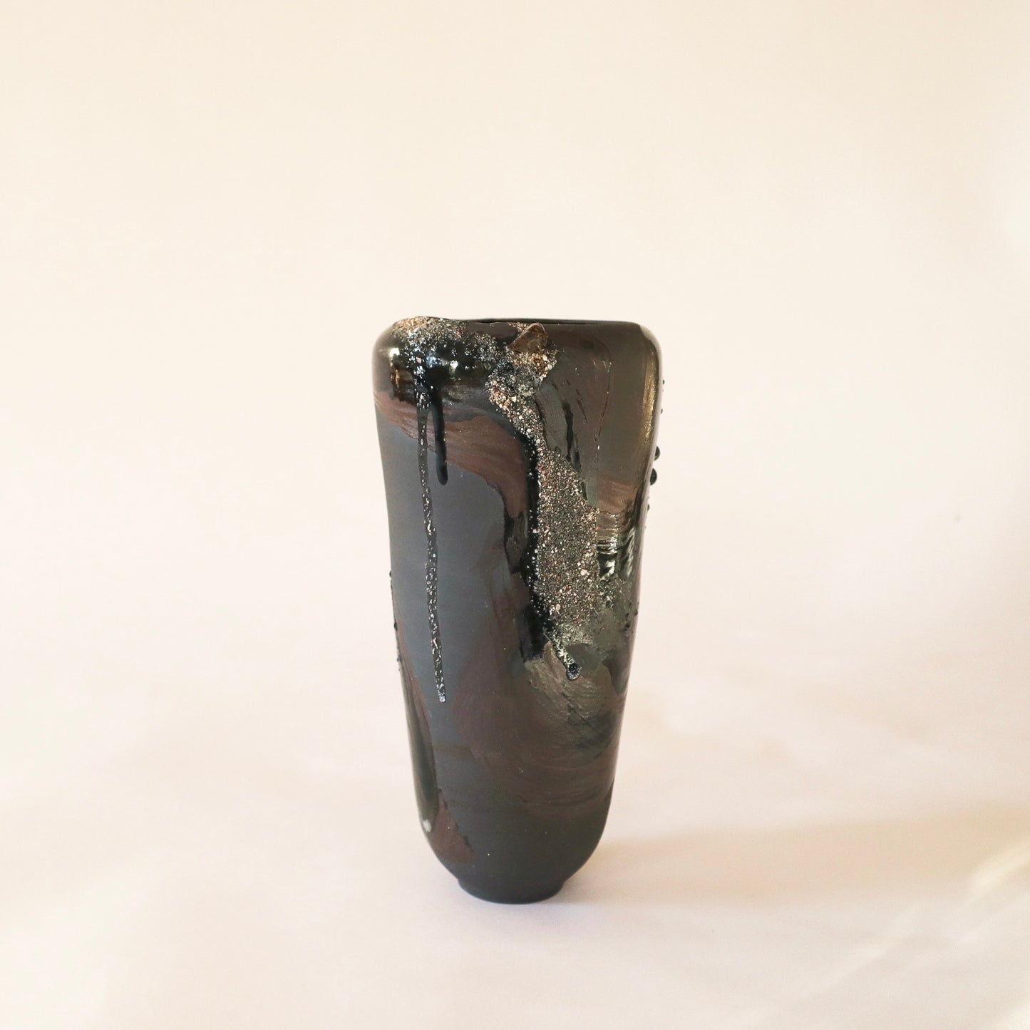 Rosa Wiland Holmes Tall Black Vessel