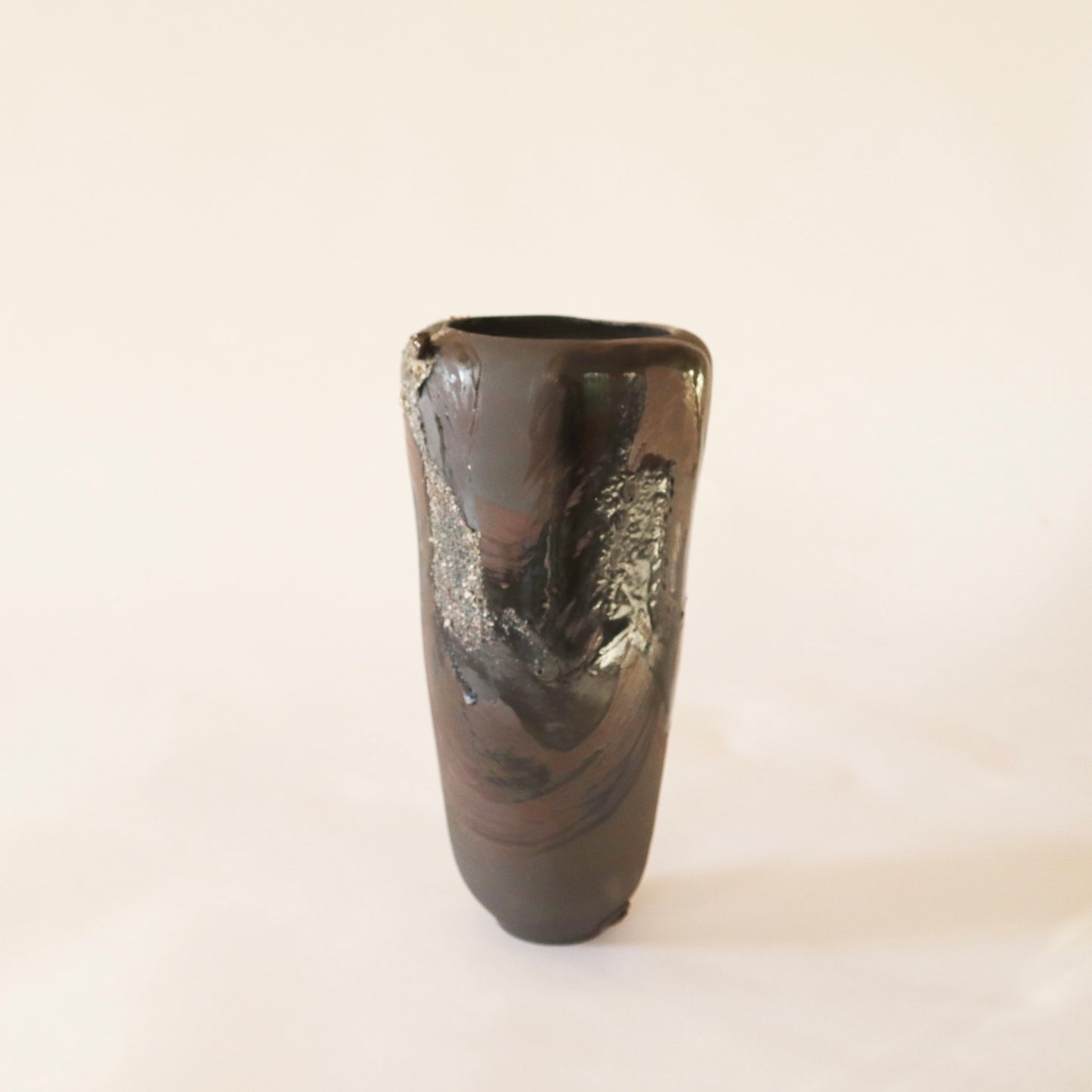 Rosa Wiland Holmes Tall Black Vessel