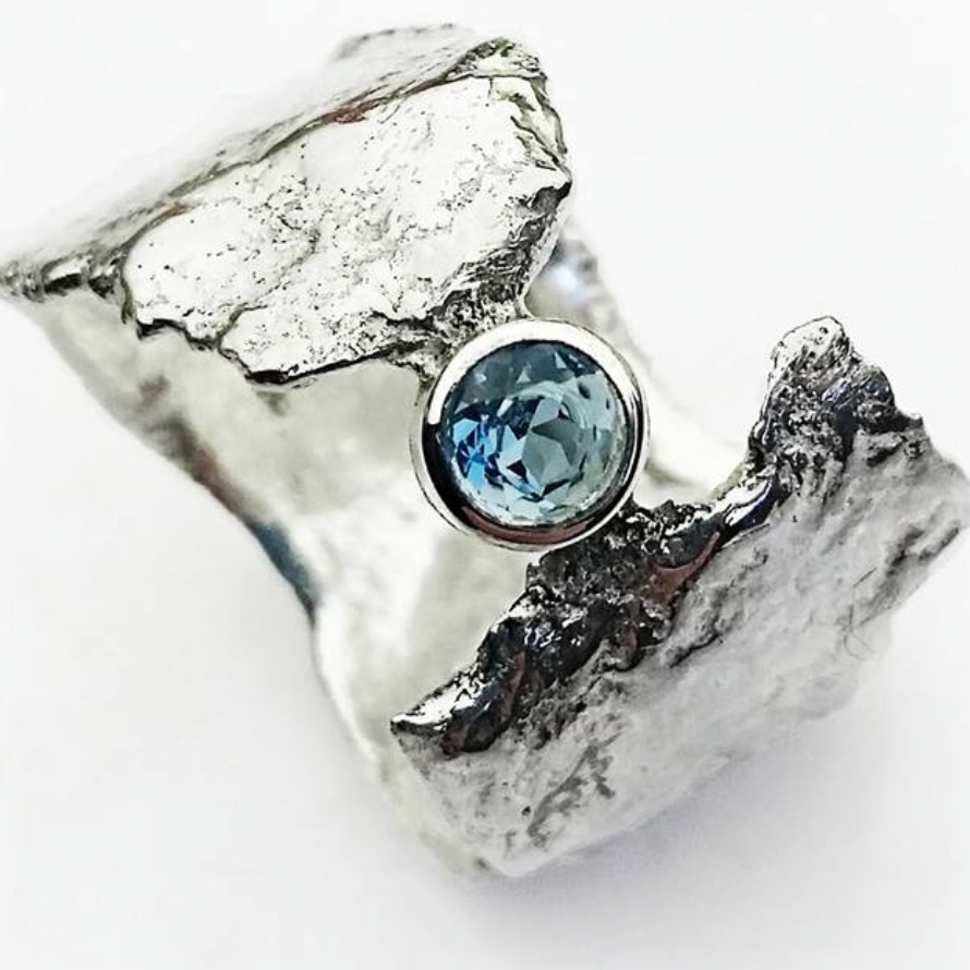 Caroline Stokesberry-Lee Blue Topaz Faerie Tale Ring